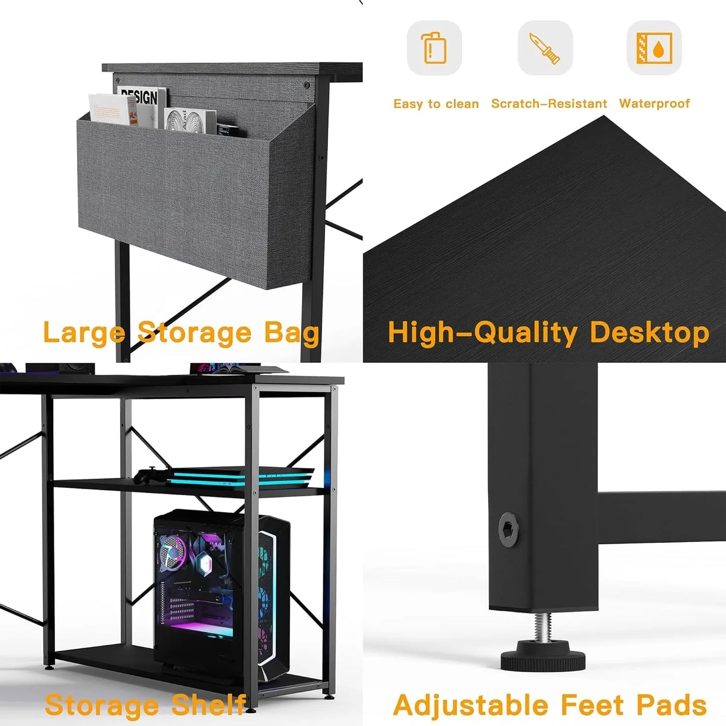 SmartCorner Study Desk