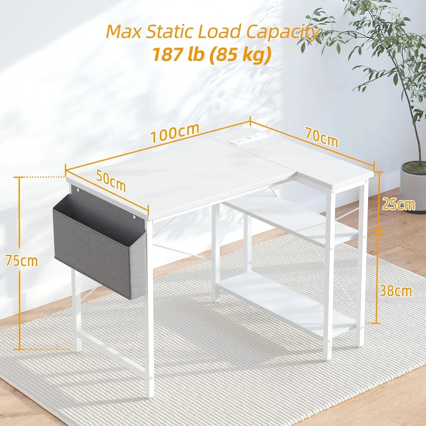 SmartCorner Study Desk