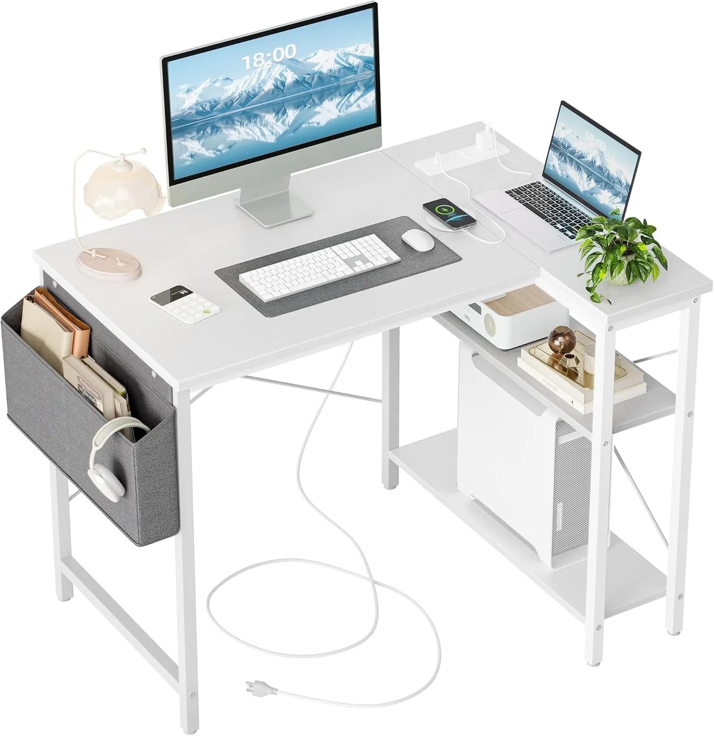 SmartCorner Study Desk