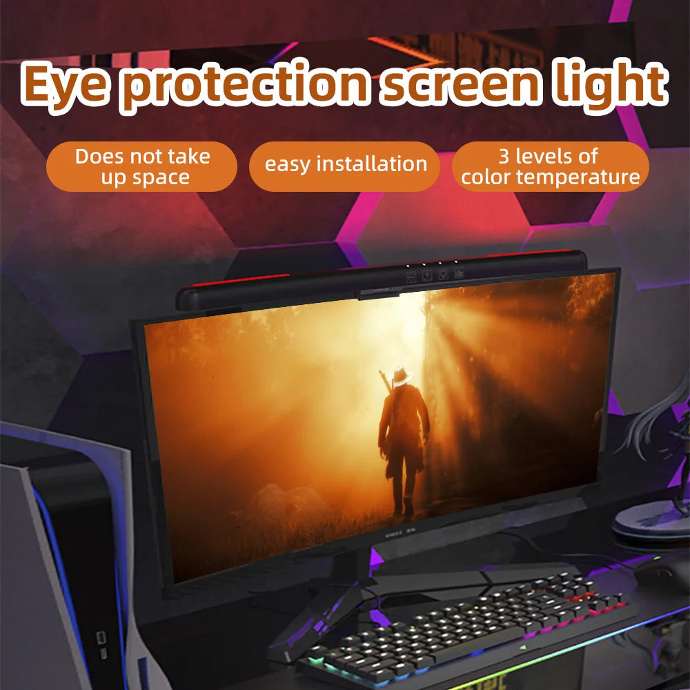 VisionShield Light Bar, Eye-Friendly Light for Long Hours of Focus.